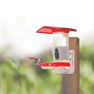 FeatherSnap Hummingbird Feeder WIFI enabled, solar powered w/ AI Recognition